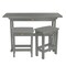 Highwood Usa Lehigh 3pc Counter Height Outdoor Patio Furniture Balcony Set AD-KITBALC1-CGE - alternate 1